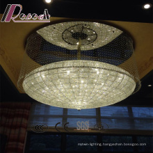 Hot Style Hotel Lobby Clear Crystal Strings Chandelier